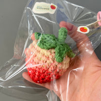 Crochet Strawberry (Red)